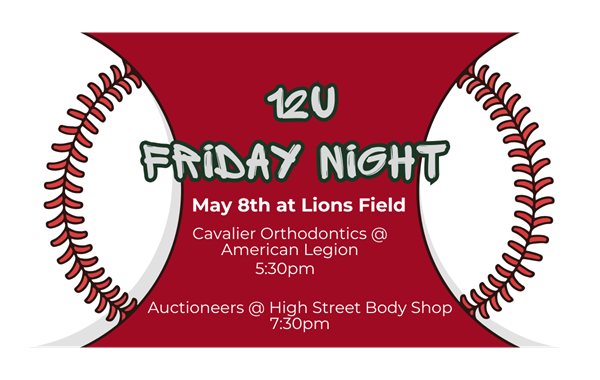 12U Friday Night!